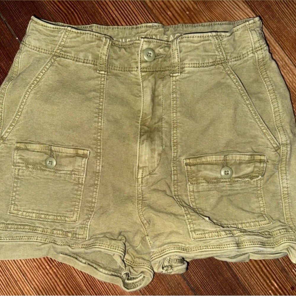 American Eagle Olive Green Women's Shorts